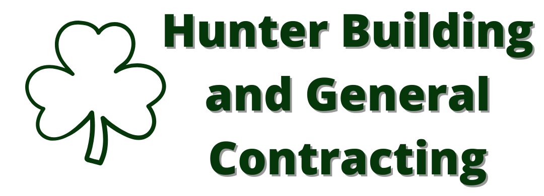 Hunter Building And General Contracting Green Clover Logo 1080